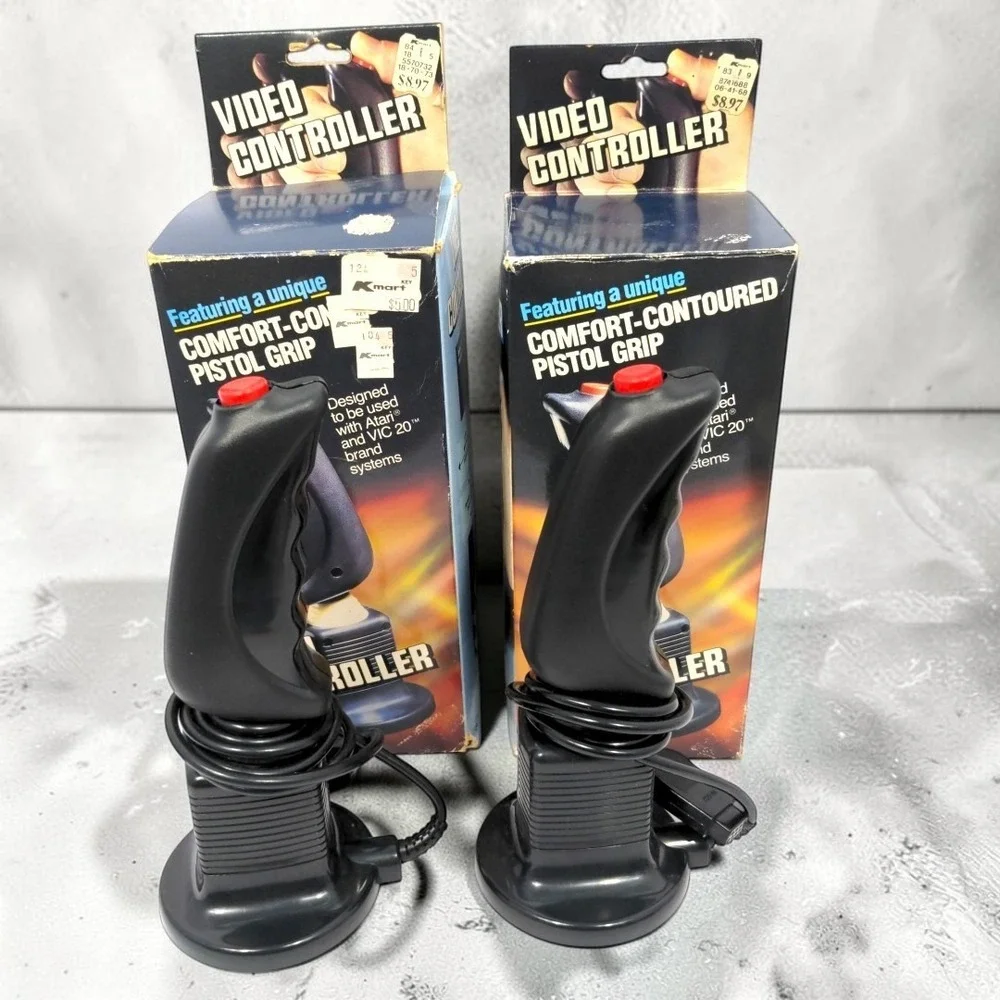 VTG RGA International Video Controller RGA1170 Joysticks Pair Atari VIC 20 Kmart